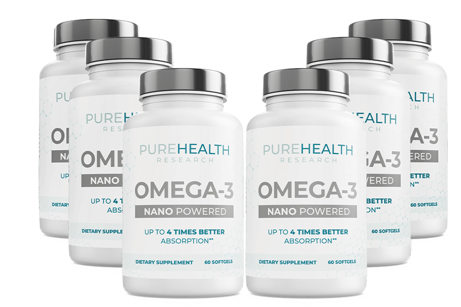 Nano Powered <span class=text-nowrap>Omega 3</span> 6 Bottles